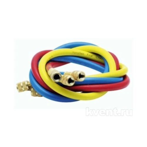 Заправочные шланги FavorCool - 336 RYB-B, 3шт по 0.9м, 1/4" SAE, до 41 бар