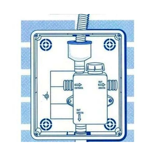 Сифон с гидромеханическим затвором VECAMCO DOUBLE 9899-240-01