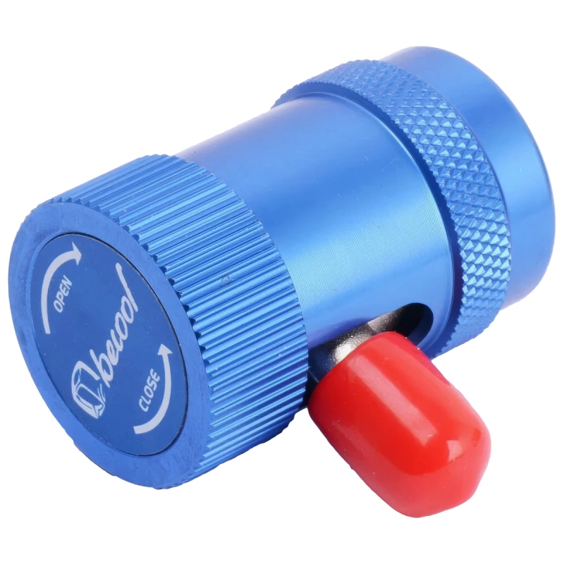 Быстросъёмная муфта Becool НД с вентилем А/С 1/4" SAE 90° BC-QL
