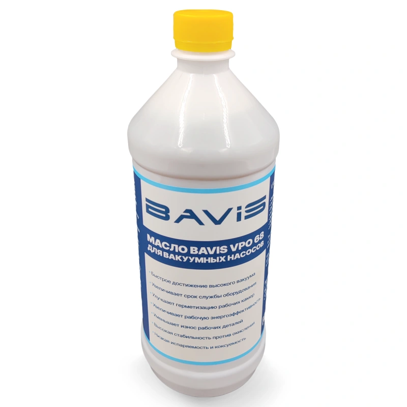 BAVIS VPO 68 (пластиковая тара) масло для вакуумных насосов минеральное 1 л