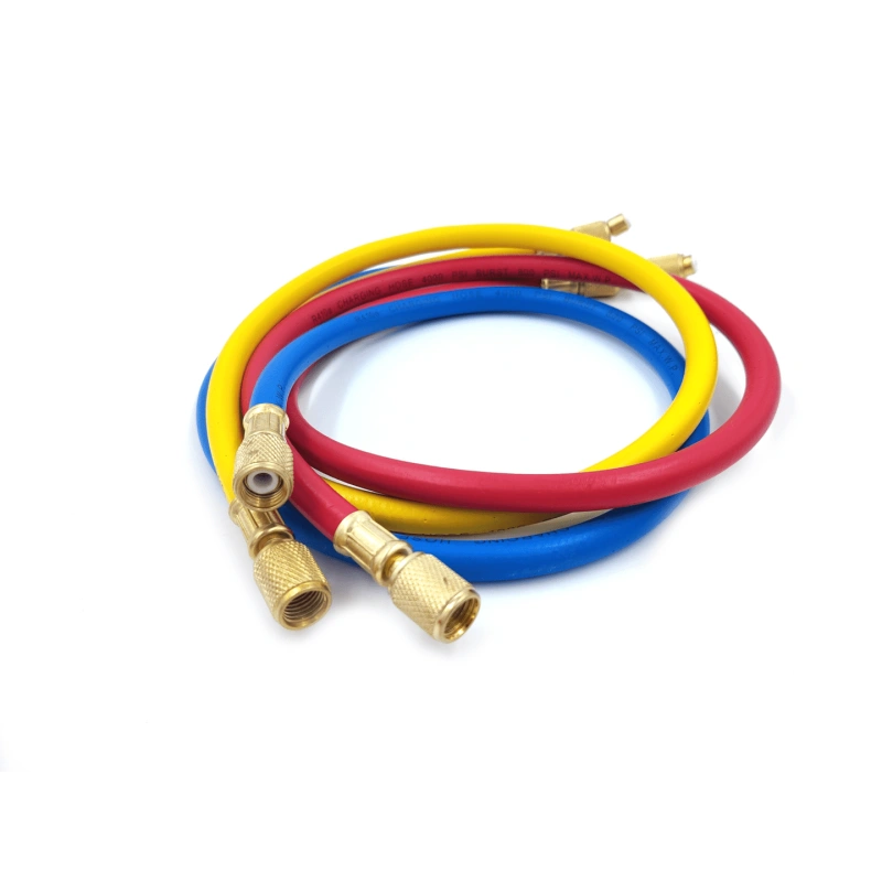 Манометрическая станция FavorCool CT-536G - R22/134/404/410; 2 вентильный, шланги 0,9м SAE 1/4"