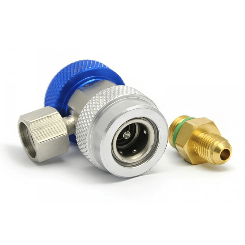 Быстросъёмная муфта с вентилем DSZH QC-19L (с переходником 14мм - 1/4")
