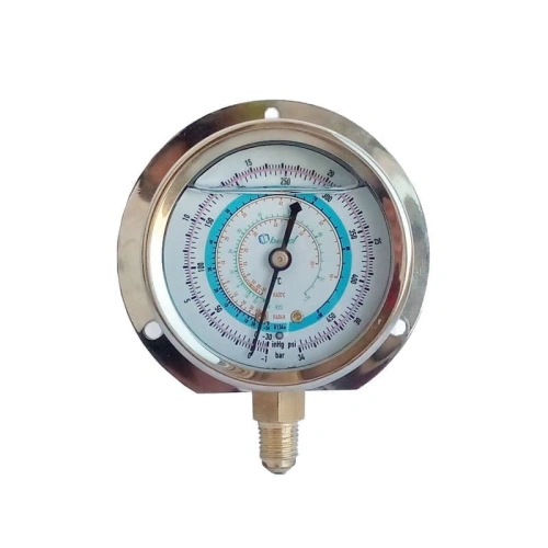 Манометр с силиконом Becool BCJH-NSI-63мм (R22; R134a; R404A; R407C) (021253)