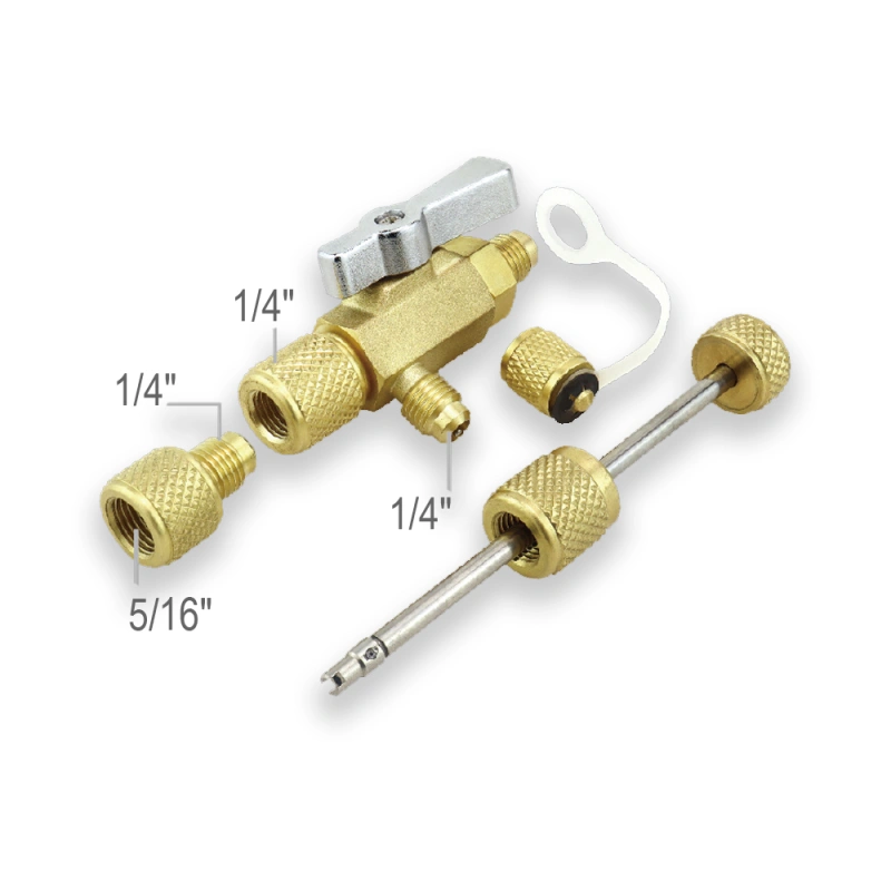 Вентиль для замены золотников под давлением Super Stars ST-VA1 1/4" и 5/16" SAE