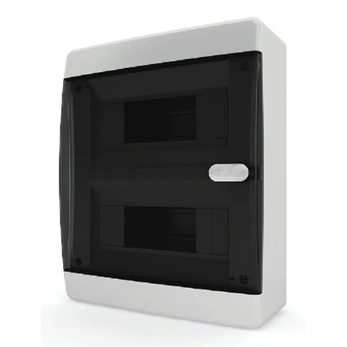 Tekfor CNK 40-18-1 бокс 18М навесной IP40 (прозрачная черная дверца)