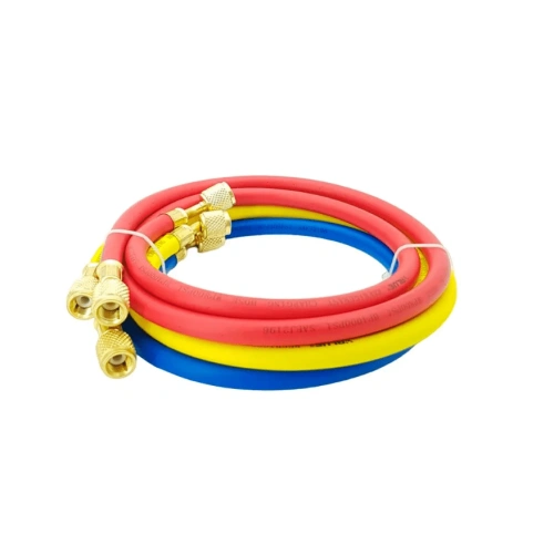 Манометрический коллектор Value VMG-2-R410A-B-02 (R22, R134a, R410a, R407C; 2-х вентильный; 3 шланга 120 см; манометры 68 мм; упак. блистер)