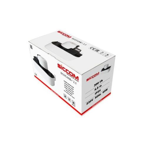 Помпа дренажная Siccom EcoTank 2,5L (накопительная, 800 л/ч, h-4.6 м)