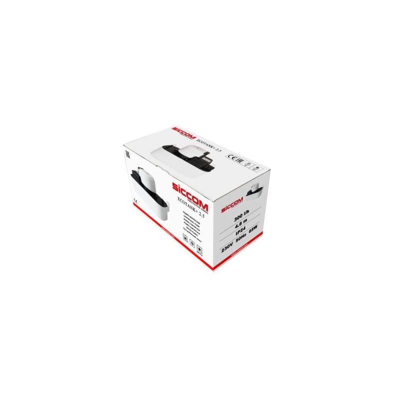 Помпа дренажная Siccom EcoTank 2,5L (накопительная, 800 л/ч, h-4.6 м)