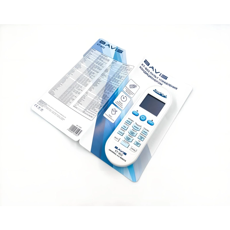 BAVIS KT-B02 (1000 в 1) универсальный ПДУ для кондиционеров