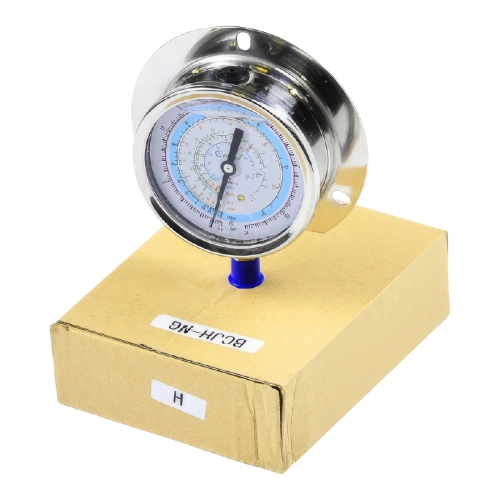 Манометр с глицерином Becool BCJH-NG 80мм (R22; R134a; R404A; R407C) (021181)