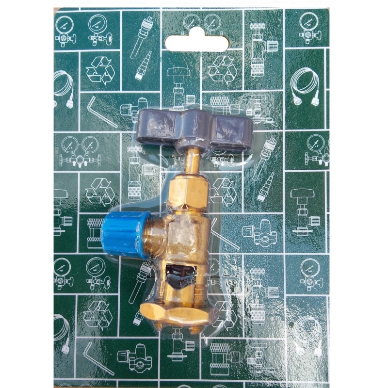 Вентиль проколка PV-341 (на трубу 3/16, 1/4", 5/16", 3/8")