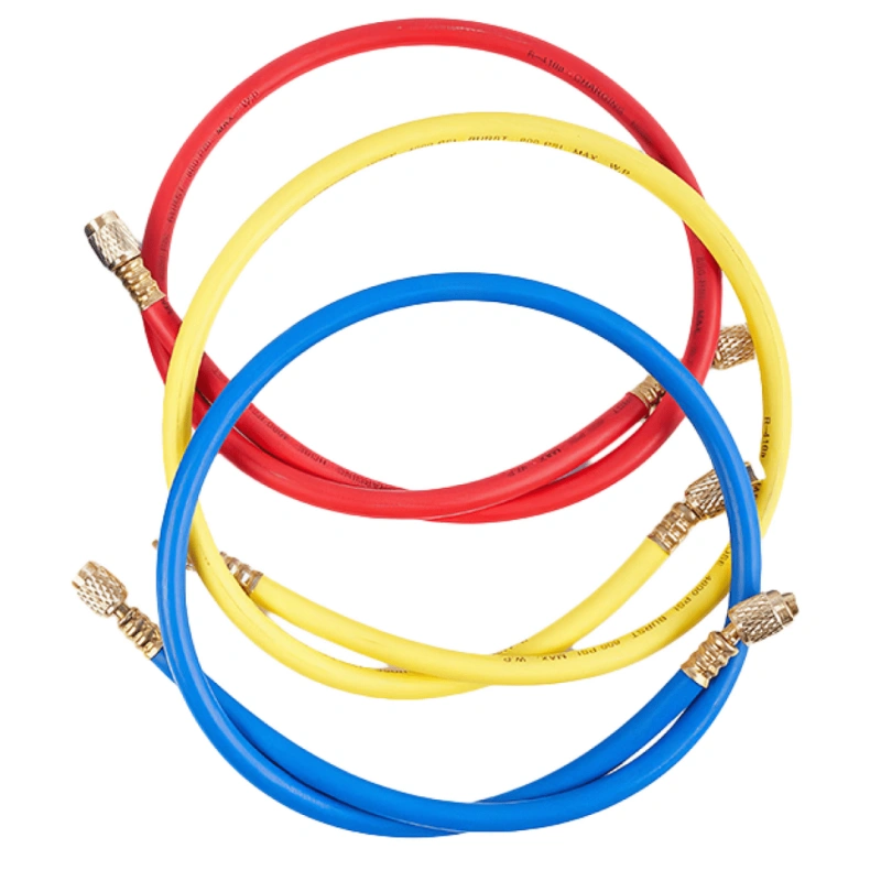 Манометрическая станция DSZH WK-C3602B (R22/404/407/410; 2-х вентильная, манометры 80 мм; шланги 90 см, 2 адаптера AD89)